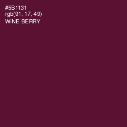 #5B1131 - Wine Berry Color Image