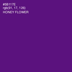 #5B117E - Honey Flower Color Image