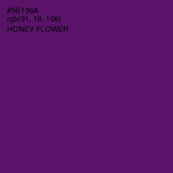 #5B136A - Honey Flower Color Image