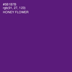 #5B1B7B - Honey Flower Color Image