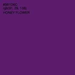 #5B1D6C - Honey Flower Color Image