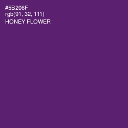 #5B206F - Honey Flower Color Image