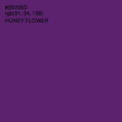 #5B226D - Honey Flower Color Image