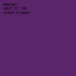 #5B256C - Honey Flower Color Image