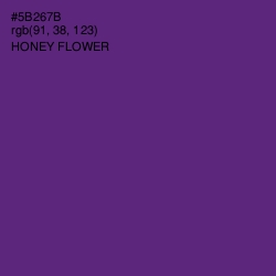 #5B267B - Honey Flower Color Image