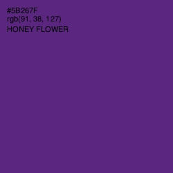 #5B267F - Honey Flower Color Image