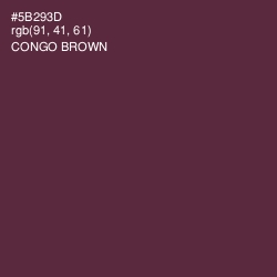 #5B293D - Congo Brown Color Image