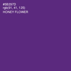 #5B297D - Honey Flower Color Image