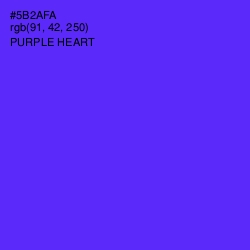 #5B2AFA - Purple Heart Color Image