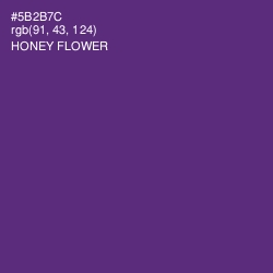 #5B2B7C - Honey Flower Color Image