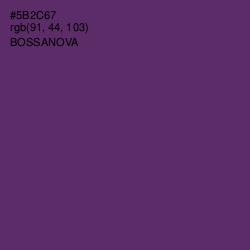 #5B2C67 - Bossanova Color Image