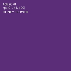 #5B2C78 - Honey Flower Color Image