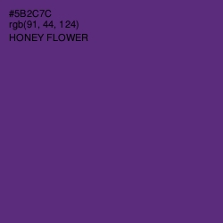 #5B2C7C - Honey Flower Color Image