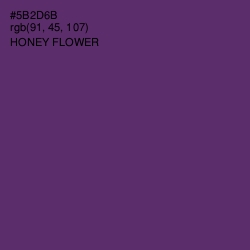 #5B2D6B - Honey Flower Color Image