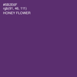 #5B2E6F - Honey Flower Color Image
