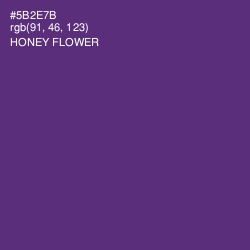 #5B2E7B - Honey Flower Color Image