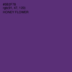 #5B2F78 - Honey Flower Color Image