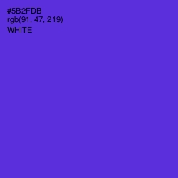 #5B2FDB - Purple Heart Color Image