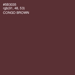 #5B3035 - Congo Brown Color Image