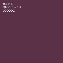 #5B3147 - Voodoo Color Image