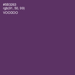 #5B3263 - Voodoo Color Image