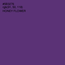 #5B3276 - Honey Flower Color Image