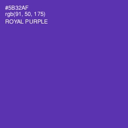#5B32AF - Royal Purple Color Image