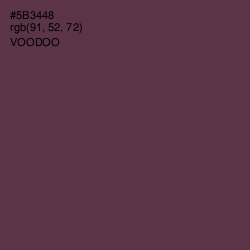 #5B3448 - Voodoo Color Image