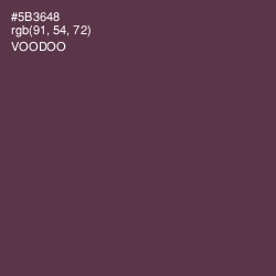 #5B3648 - Voodoo Color Image