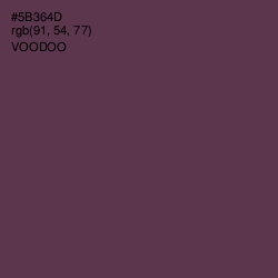 #5B364D - Voodoo Color Image