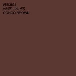 #5B3831 - Congo Brown Color Image