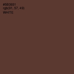 #5B3931 - Congo Brown Color Image
