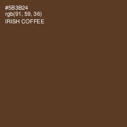 #5B3B24 - Irish Coffee Color Image