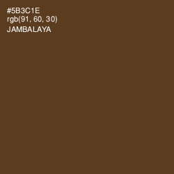 #5B3C1E - Jambalaya Color Image