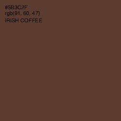 #5B3C2F - Irish Coffee Color Image