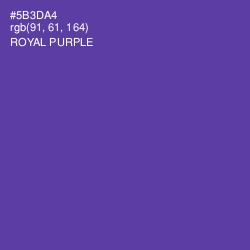 #5B3DA4 - Royal Purple Color Image