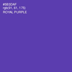 #5B3DAF - Royal Purple Color Image