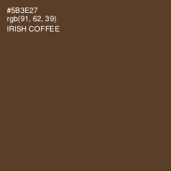 #5B3E27 - Irish Coffee Color Image