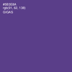 #5B3E8A - Gigas Color Image