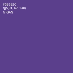 #5B3E8C - Gigas Color Image