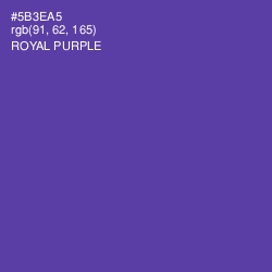 #5B3EA5 - Royal Purple Color Image