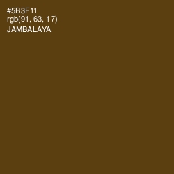 #5B3F11 - Jambalaya Color Image