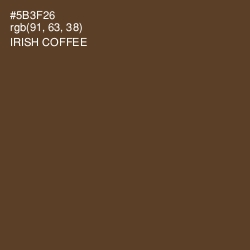 #5B3F26 - Irish Coffee Color Image