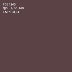 #5B4245 - Emperor Color Image
