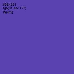 #5B42B1 - Blue Violet Color Image