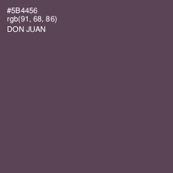 #5B4456 - Don Juan Color Image