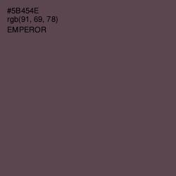 #5B454E - Emperor Color Image