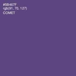 #5B467F - Comet Color Image