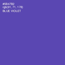 #5B47B2 - Blue Violet Color Image