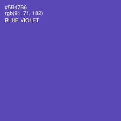 #5B47B6 - Blue Violet Color Image